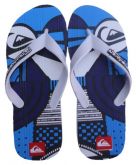 Chinelo Quiksiver Branco e Azul MOD:30127