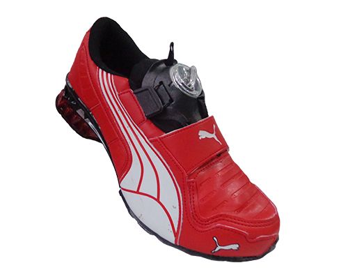 Tênis Puma Disc Cell Torino 2011 Vermelho e Branco MOD:10681