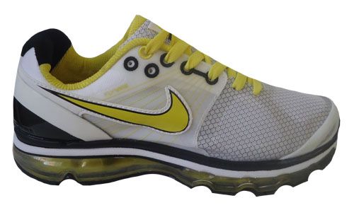 Tênis Nike Air Max Flywire 2010 Branco, Preto e amarelo MOD: