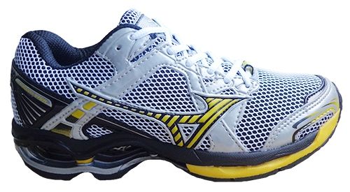 Tênis Mizuno Wave Creation 11 Prata e Amarelo MOD:10534